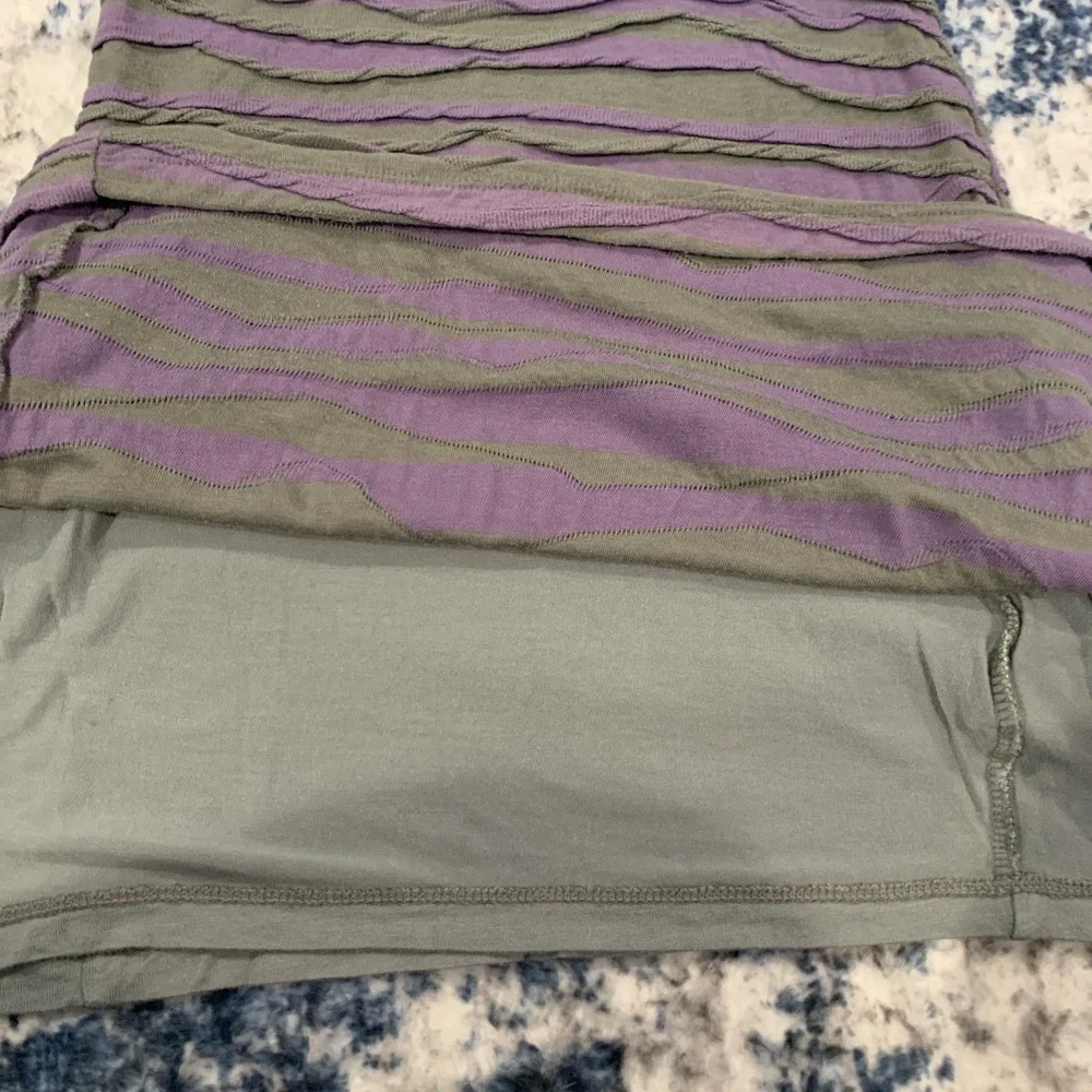 Free‎ People Women's Bodycon Sleeveless Lined Mini Dress Grey Purple Size XS - Picture 6 of 6